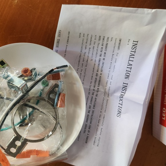 LED Disk Downlight Retrofit AH Lighting A4 Lot of 3 12 W 750 Lumens Warm White - Picture 10 of 10